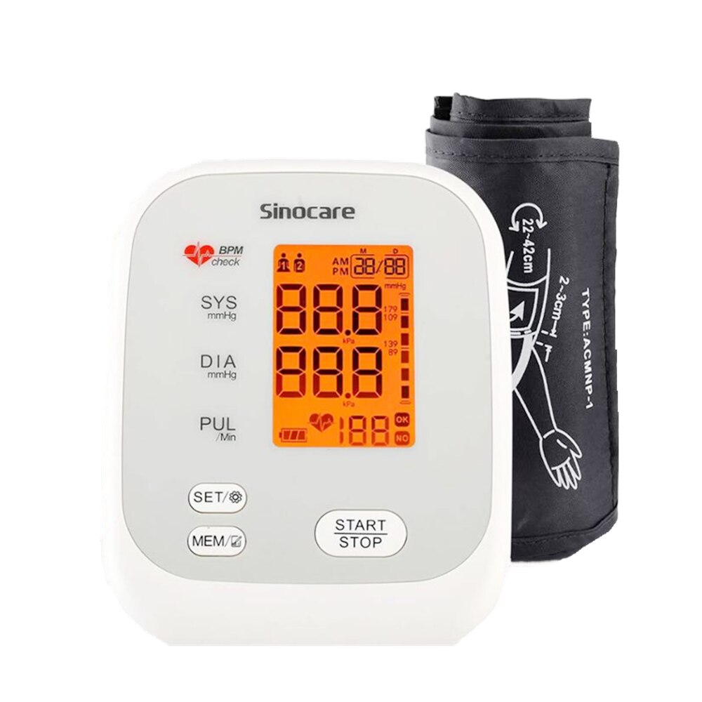 One Key Operation Blood Pressure Monitor